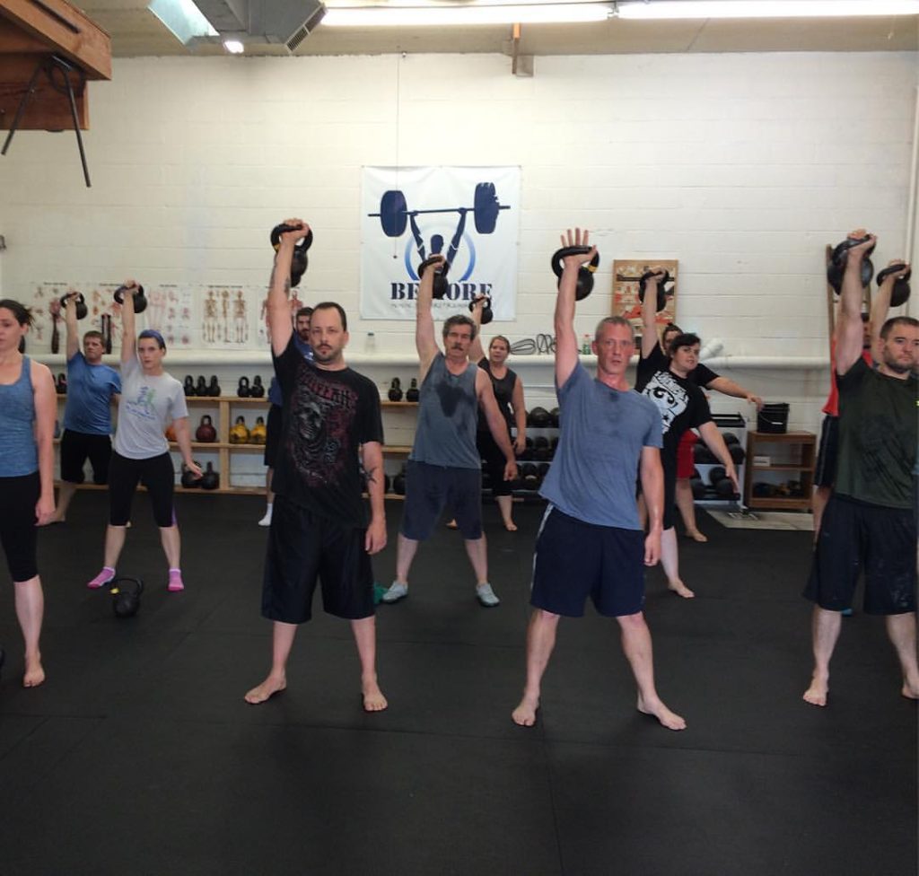group classes kettlebell training in perry hall