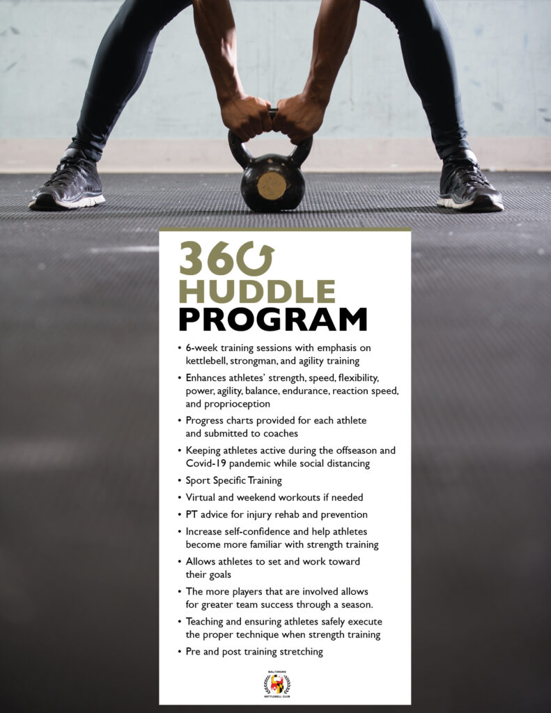 360 huddle program for teenage athletes